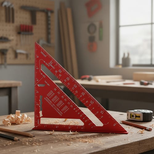 Escuadra carpintero uso carpintería o taller de aluminio varios colores